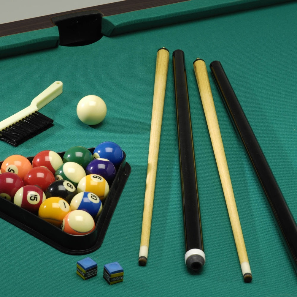 Pool table VIRGINIA 6 campo gioco cm. 180 x 90 - piano gioco in mdf.