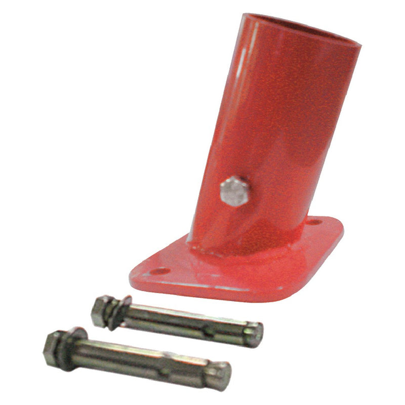 Kit di fissaggio rosso a pavimento per altalena CANDY PLUS