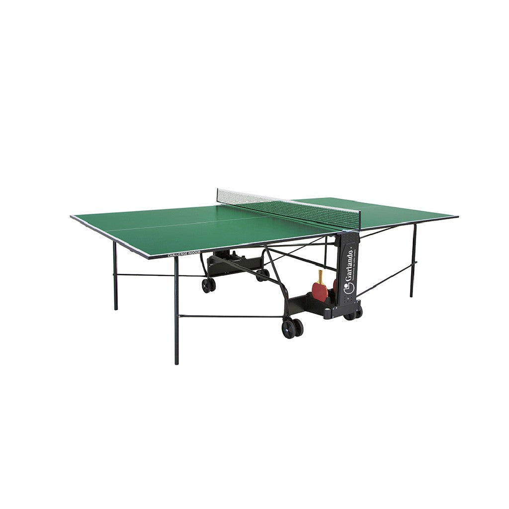 Ping pong CHALLENGE INDOOR piano verde con ruote, per interno