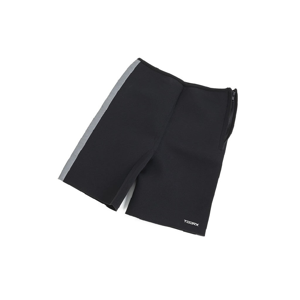 Pantaloncini dimagranti in neoprene - zip laterale - taglia XL - bande