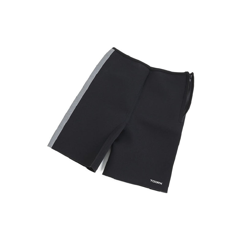 Pantaloncini dimagranti in neoprene - zip laterale - taglia XL - bande
