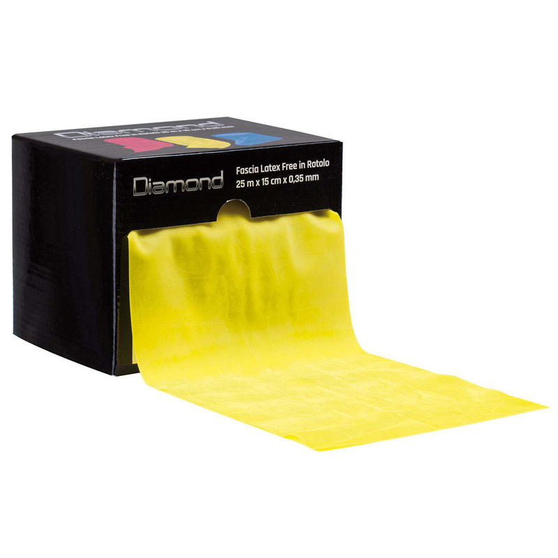 FASCIA ELASTICA LATEX FREE IN ROTOLO 0,35 mm x 15 cm x 25 m FRD35