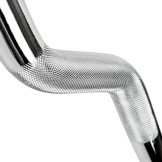 Bilanciere Curl cromato GBV 120 cm. chiusura vite