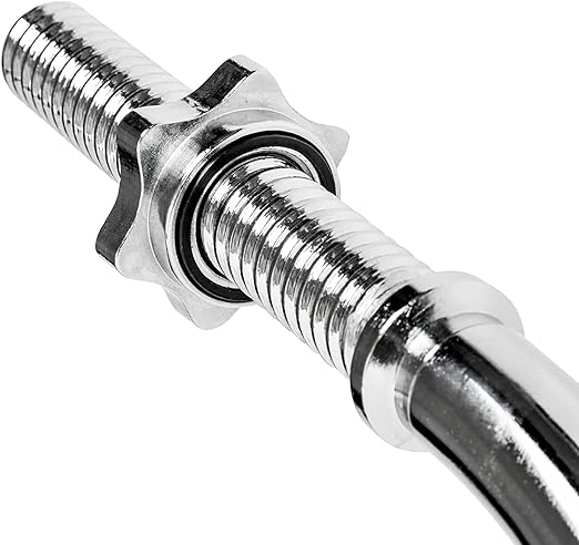 Bilanciere Curl cromato GBV 120 cm. chiusura vite-4