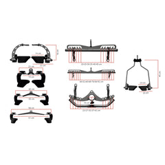SET PRESE REGOLABILI 8 pz
