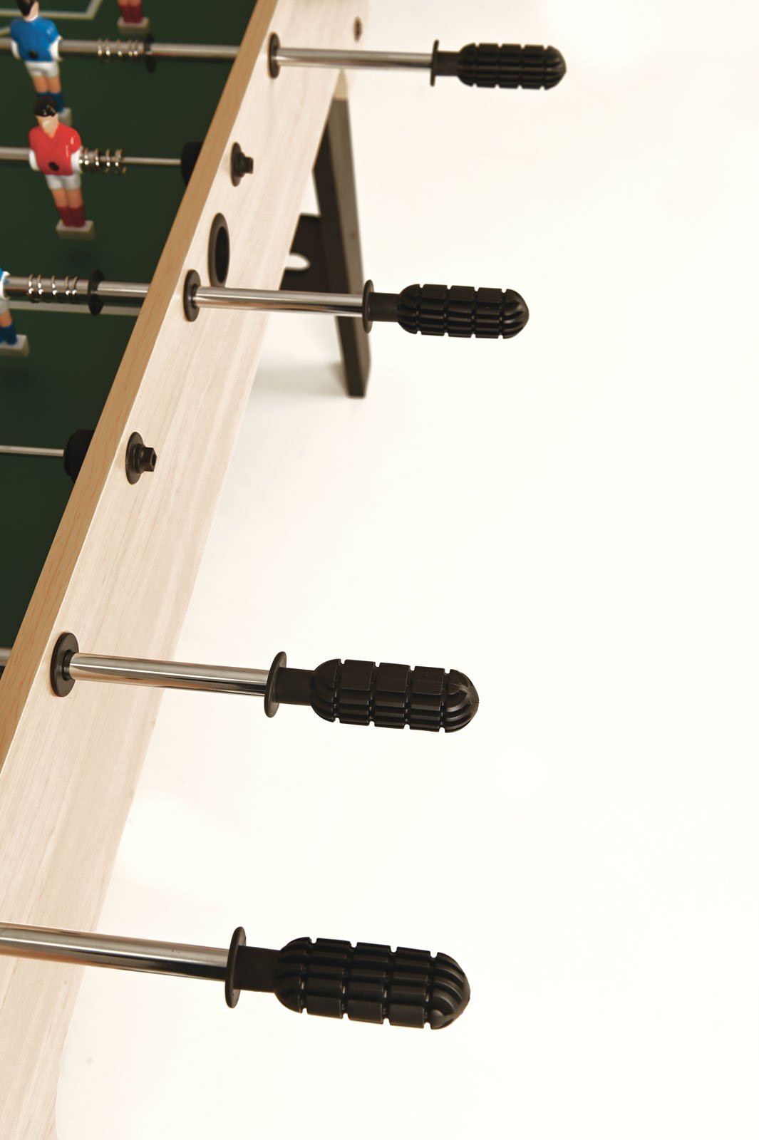 Calciobalilla F-3 Foldy acero con aste rientranti piano gioco lungo in