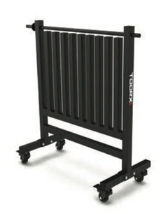 Rastrelliera nera manubri in vinile e neoprene  RMV-B-1