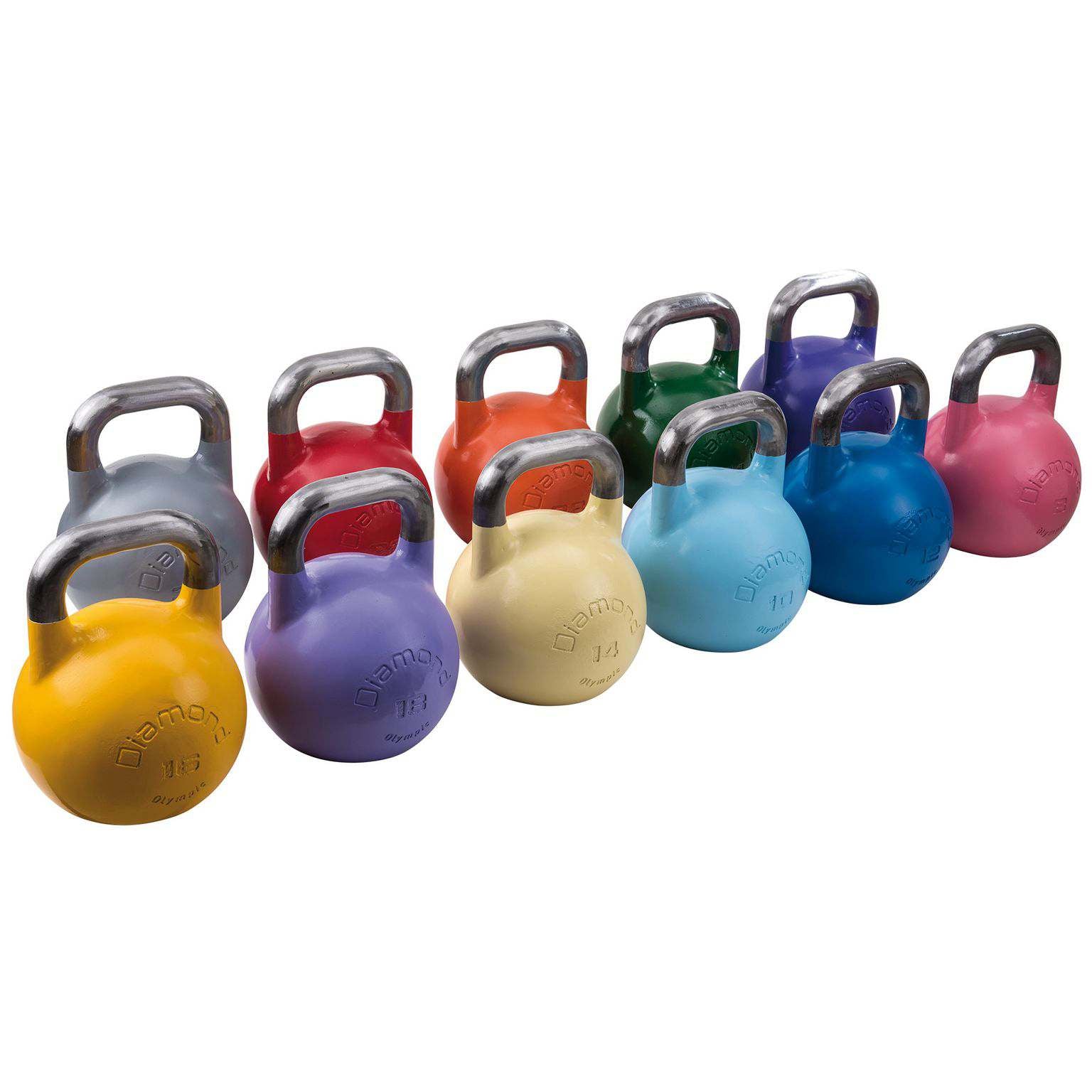 KETTLEBELL BLACK MATT DIAMOND  Kg 10 KB10D-2