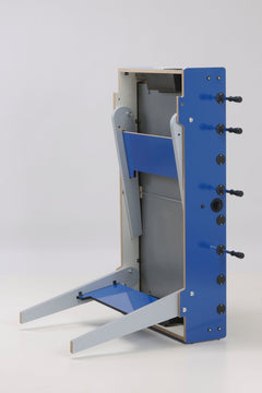 Calciobalilla MASTER PRO Weatherproof aste rientranti, piano gioco corto in