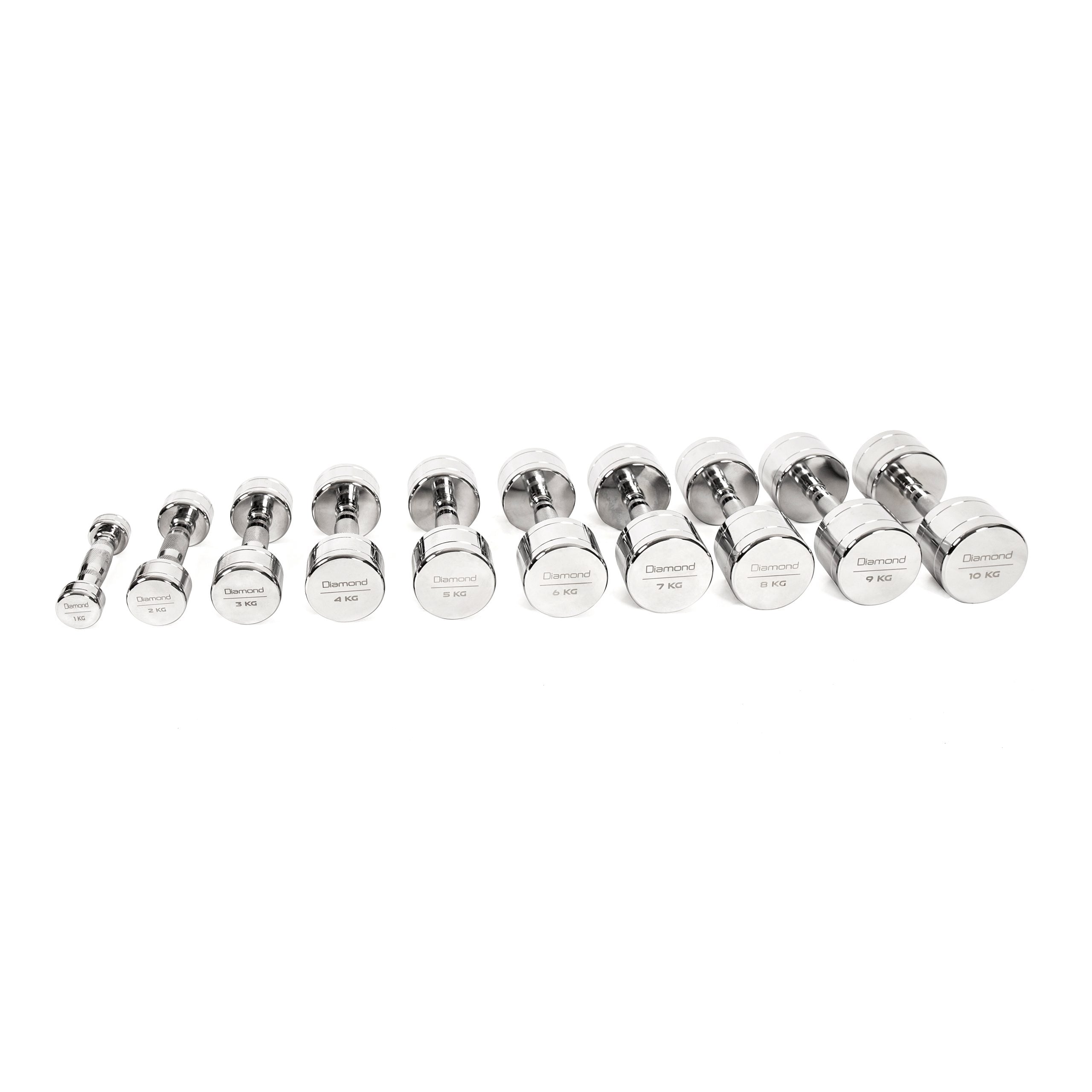 SET MANUBRI CROMATI 1-10 Kg
