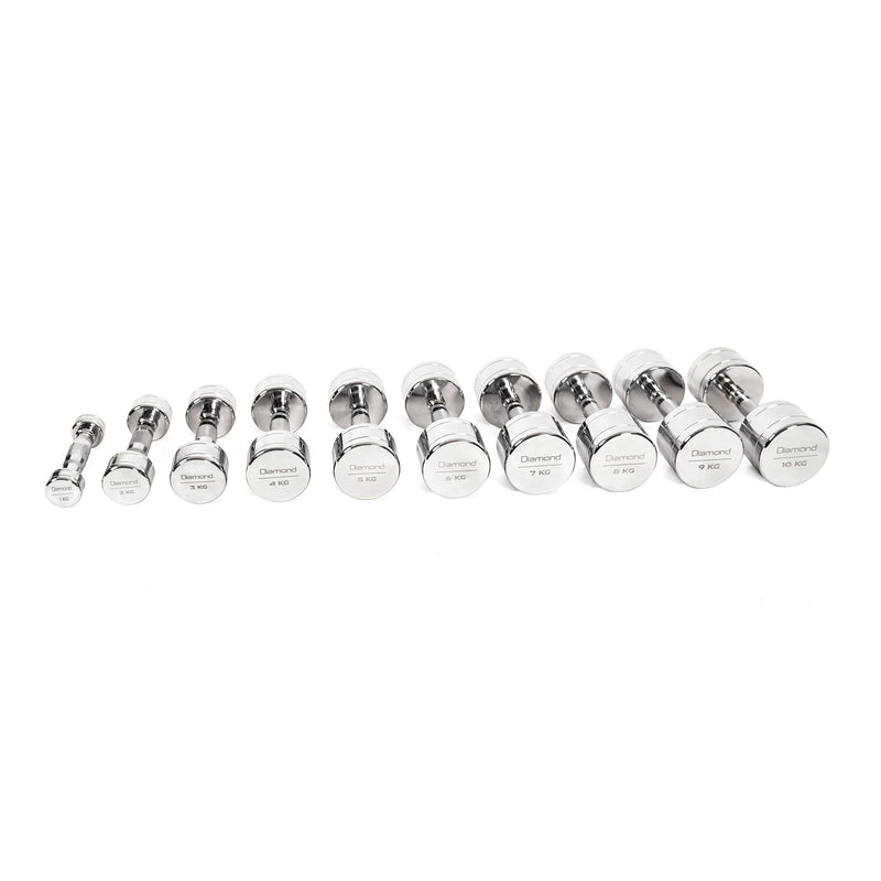 SET MANUBRI CROMATI 1-10 Kg
