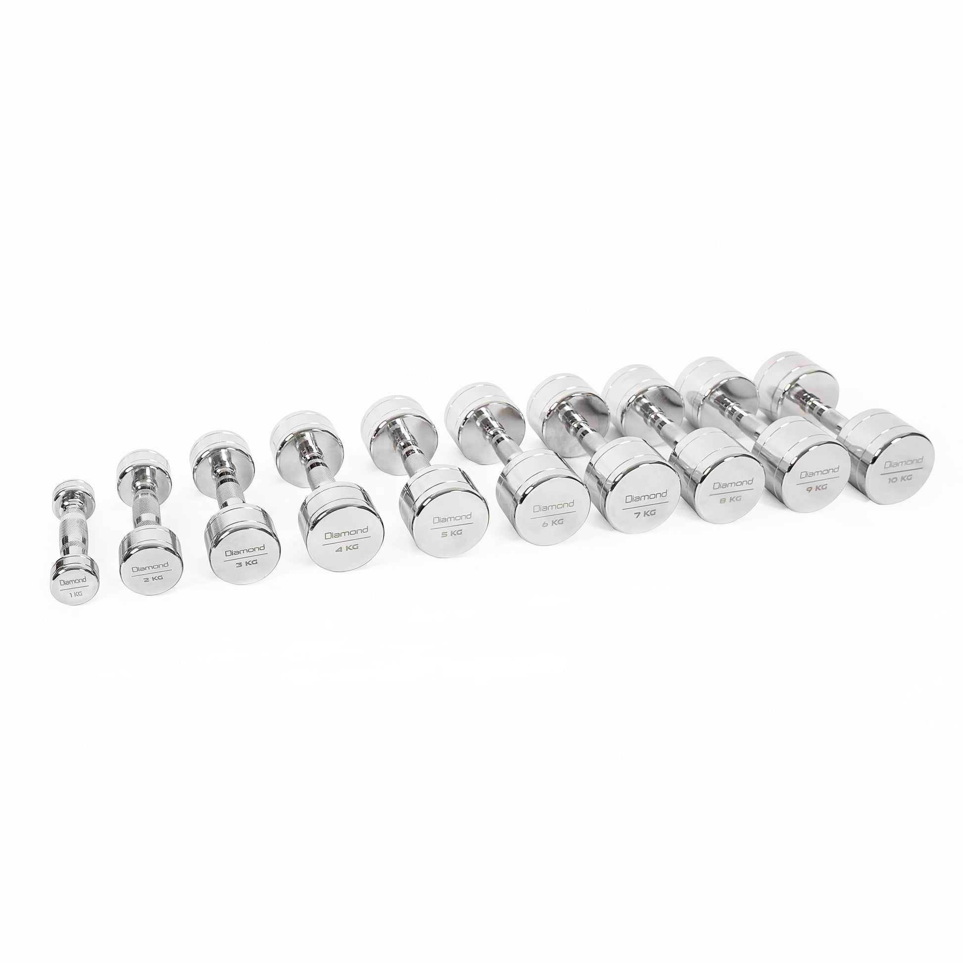 SET MANUBRI CROMATI 1-10 Kg