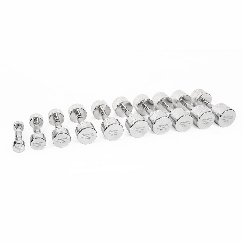 SET MANUBRI CROMATI 1-10 Kg