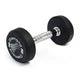 Set 16 Coppie Manubri Gommati Tondi 2-24 Kg Pro Black - MGTDS2-24-6