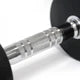 Set 16 Coppie Manubri Gommati Tondi 2-24 Kg Pro Black - MGTDS2-24-5
