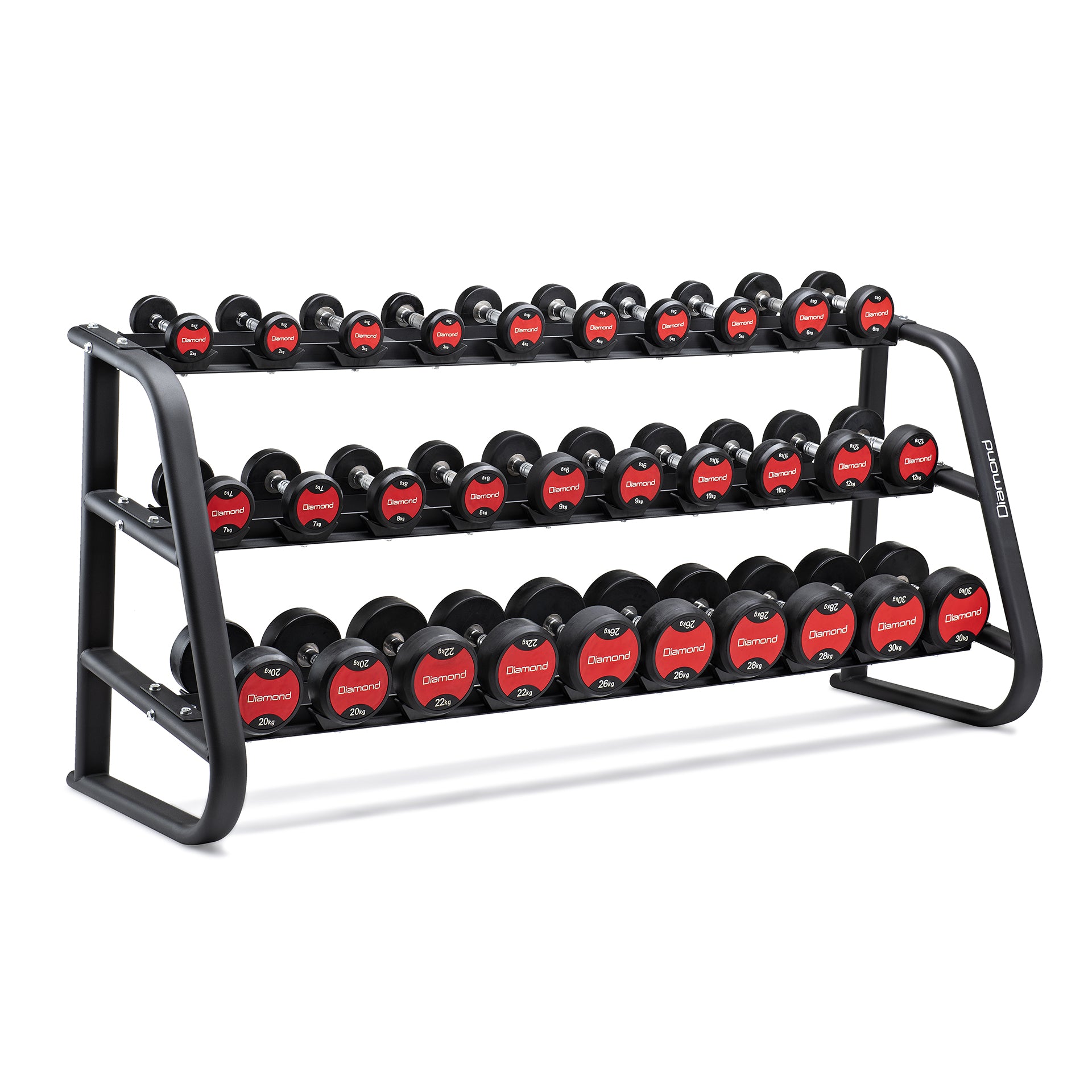 RASTRELLIERA MANUBRI – 3 RIPIANI (15 coppie)
