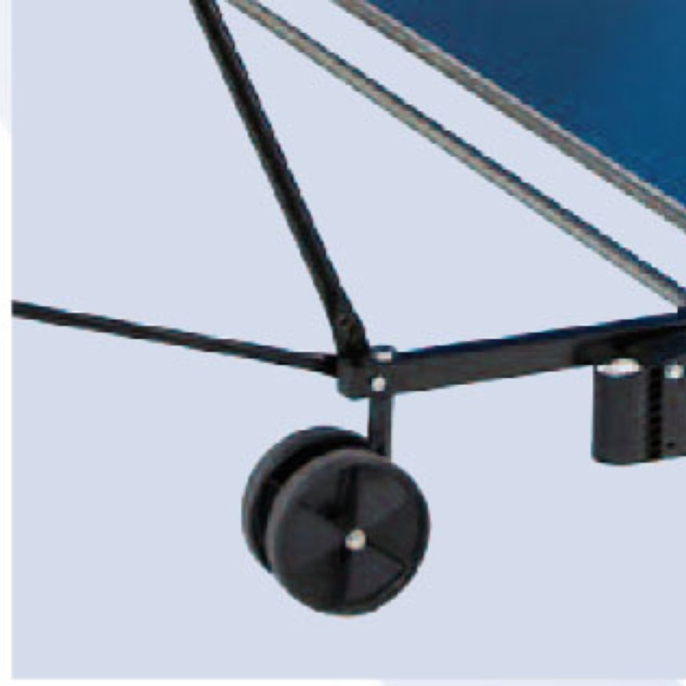 Ping pong PROGRESS OUTDOOR piano blu con ruote, per esterno