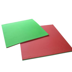TATAMI 100 x 100 x 2 cm VERDE/ROSSO TATD2-V