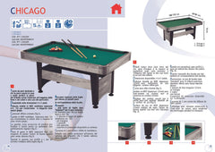 Garlando Tavolo da biliardo per interno Chicago 4 - Usato - Accettabile