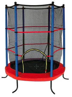 Trampolino COMBI XS per esterno, rete di protezione inclusa diam. 140 cm.
