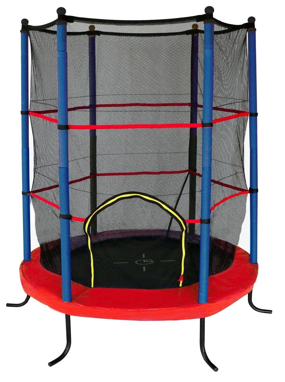 Trampolino COMBI XS per esterno, rete di protezione inclusa diam. 140 cm.