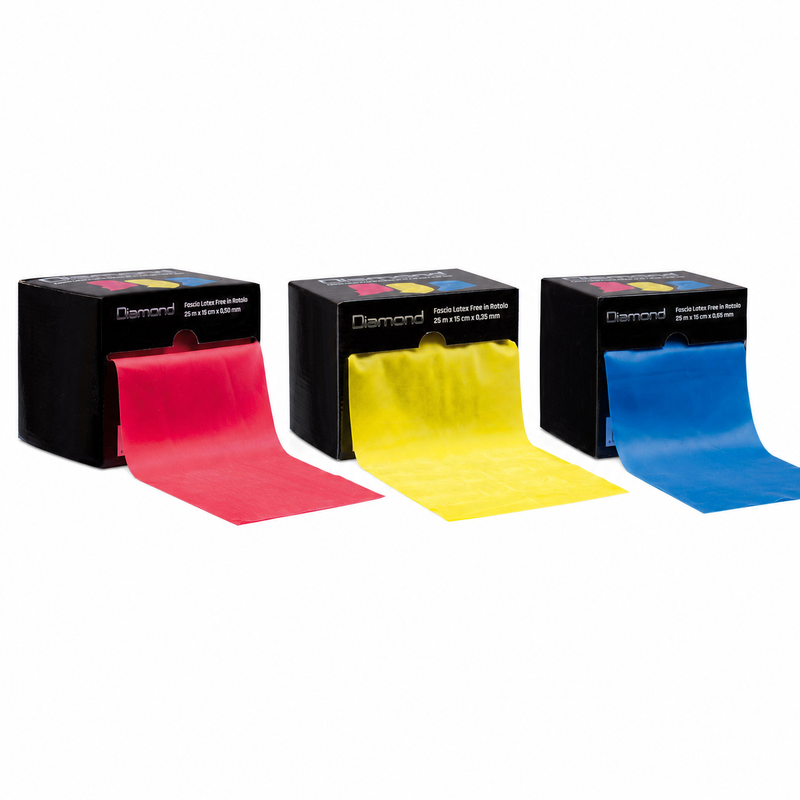 Fascia Elastica di Resistenza Latex Free - rotolo da 25 metri-1