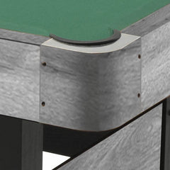 Pool table CHICAGO 4 rovere grigio campo gioco cm. 140 x 70 - piano gioco in mdf