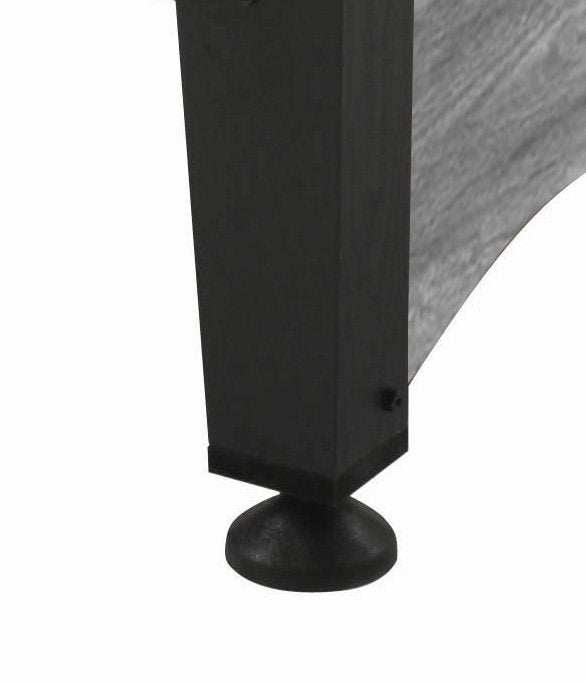 Pool table CHICAGO 4 rovere grigio campo gioco cm. 140 x 70 - piano gioco in mdf