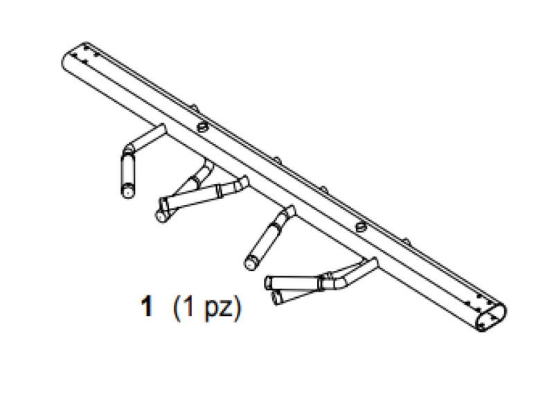 Cross bar di collegamento per Jungle machine CSX7000, CSX8800, CSX9200, CSX9400-1