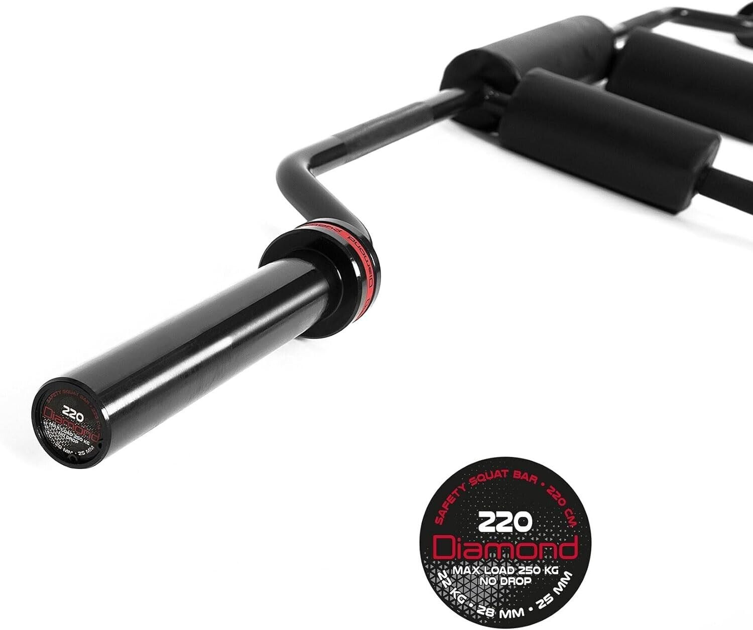 SAFETY SQUAT BAR 220 CM