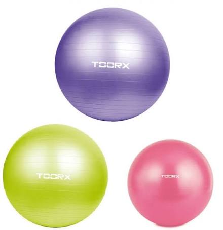 Palla da ginnastica gym ball con pompa inclusa(antiscoppio)da ø 55 cm a ø 75 cm