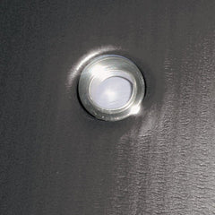Materassino fitness Pro con occhielli in vinile antracite cm 173x61x1