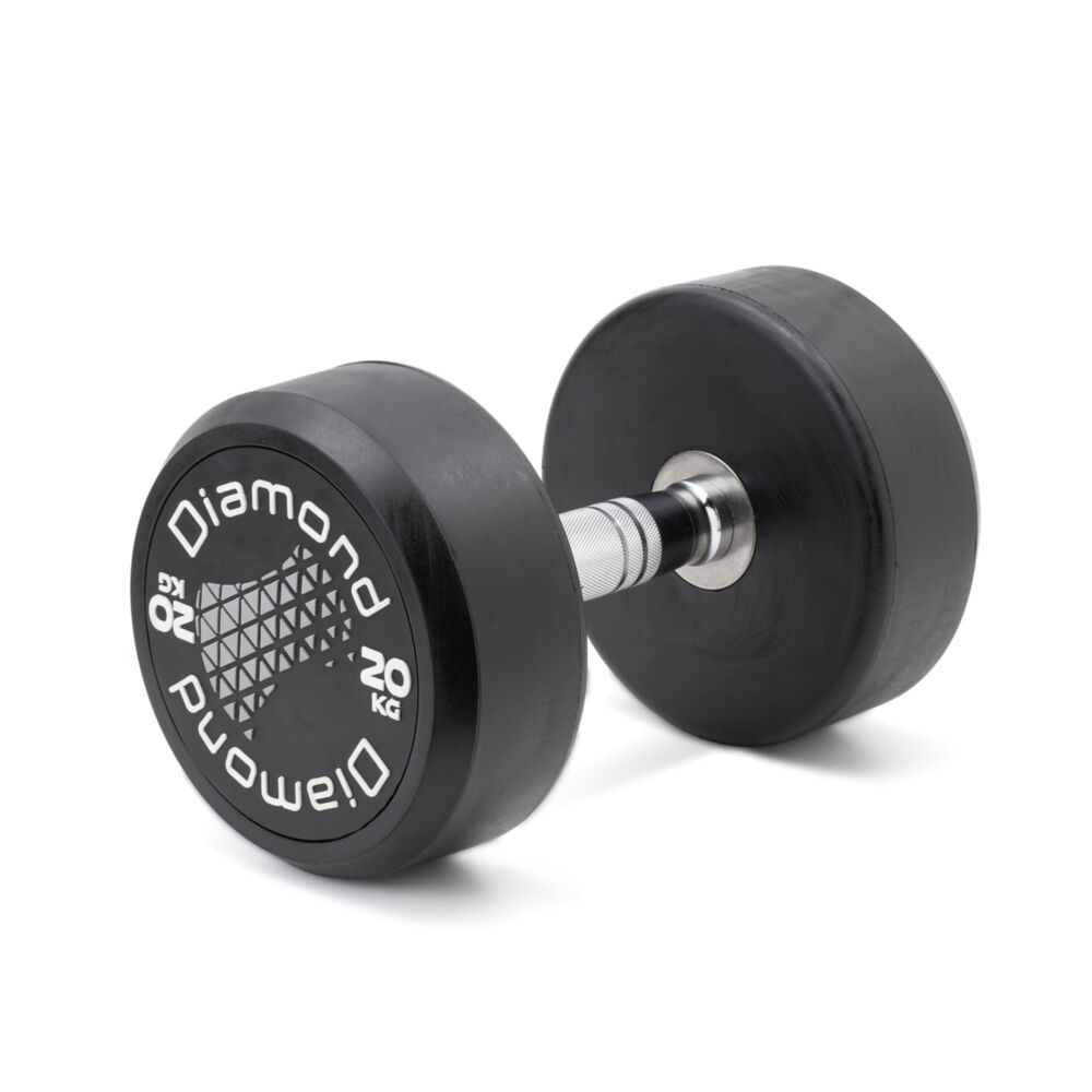 MANUBRIO GOMMATO TONDO black PRO MGTD-PN da 2 a 40 kg-3