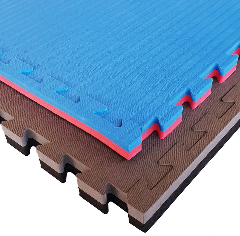 TATAMI IN EVA ALTA DENSITà 3 CM ROSSO E BLU
