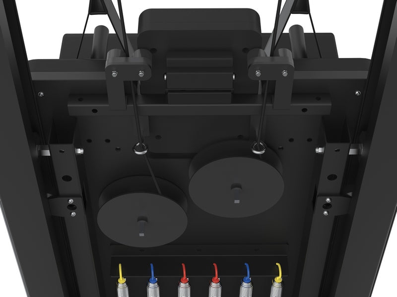 Reformer in alluminio full track PTX 8000 Black Pearl