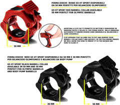 Coppia ferma dischi SAFE LOCK nero