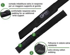 Coppia di Straps per Powerlifting/ Fitness Cinturini da palestra-4