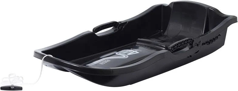 Slittino monoposto Bob PACER STIGA con freni, nero sport inverno-2