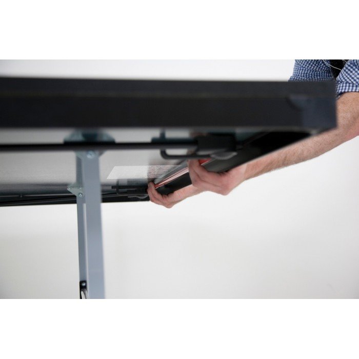 Ping pong MASTER INDOOR piano blu con ruote, per interno
