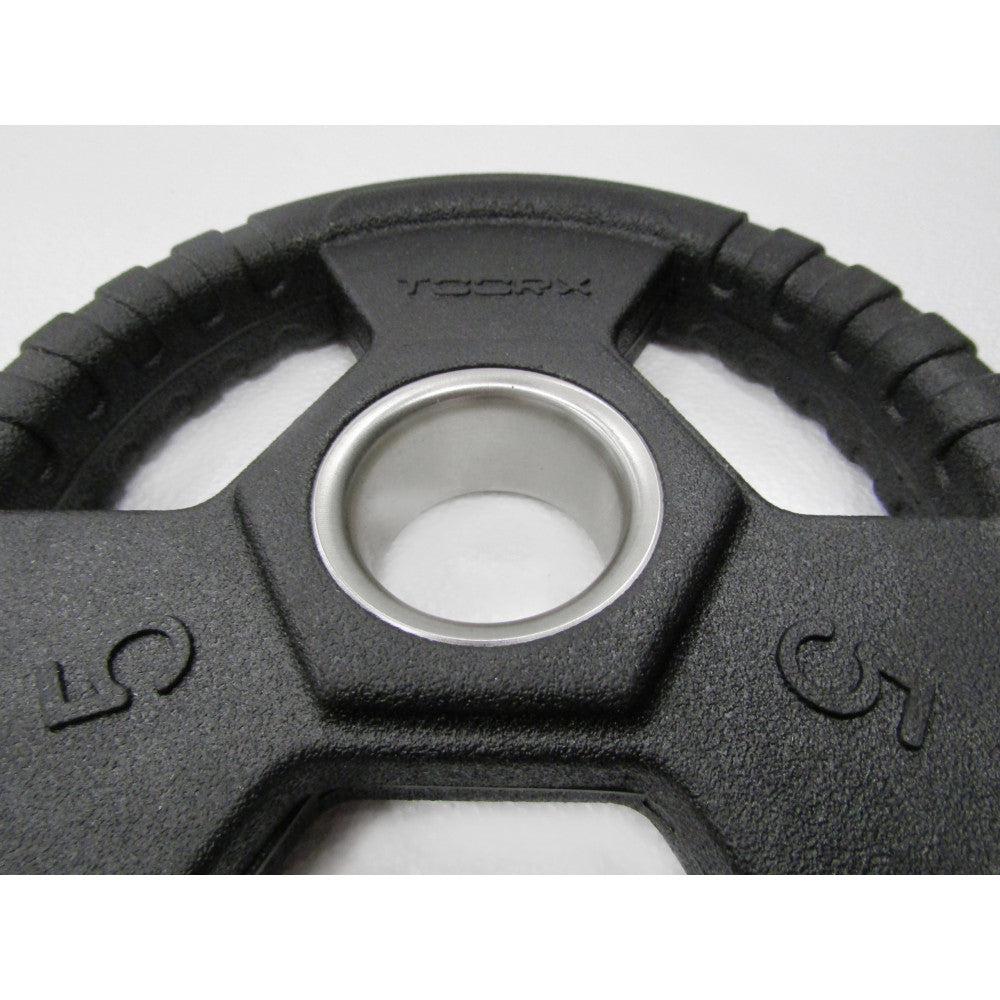 Disco ghisa olimpionico foro Ø50 mm tri grip da 1.25 a 25 kg.-4