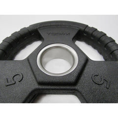 Disco ghisa olimpionico foro Ø50 mm tri grip da 1.25 a 25 kg.-4