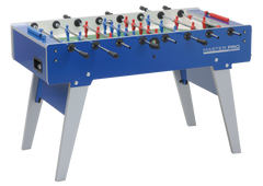 Calciobalilla MASTER PRO aste uscenti, con piano gioco corto vetro lucido-7