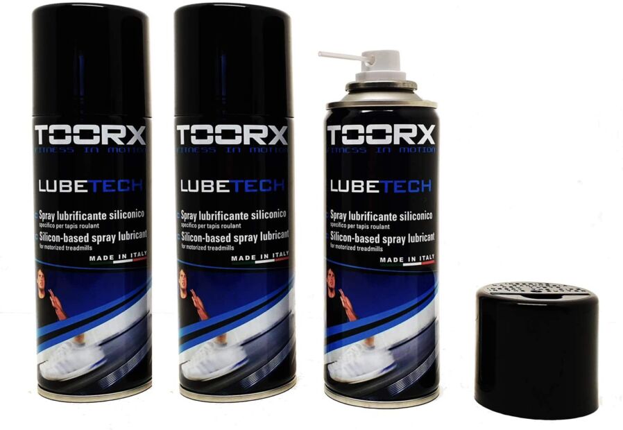 Toorx 2x Lubetech Olio Spray Lubrificante per Tapis Roulant Gel Mani  Omaggio