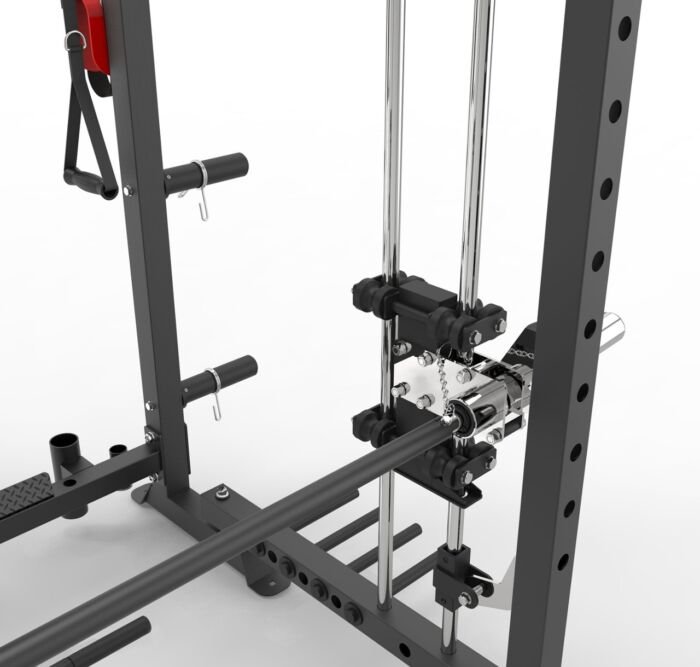 DUAL PULLEY SMITH MACHINE E RACK ASX 3000 dettagli TOORX