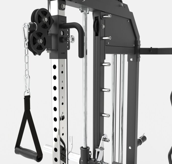 DUAL PULLEY SMITH MACHINE E RACK ASX 5000 TOORX cavi