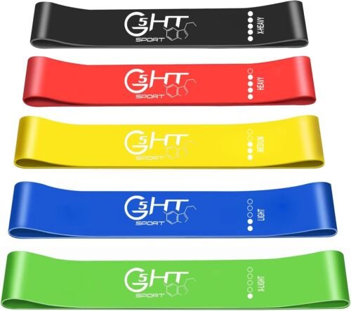 Set Bande Elastiche di Resistenza G5 HT SPORT KIT 5 FASCE