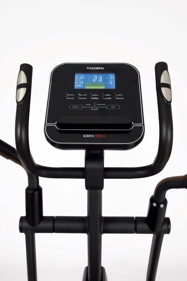 Ellittica ERX 550 HRC volano anteriore display console
