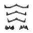 Set Powergrip 5 prese ergonomiche rivestite diamond set