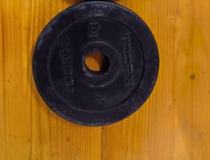 Toorx Disco ghisa gommato foro Ø25 mm. da 0,5 a 20 kg Seconda Mano - immagine 4