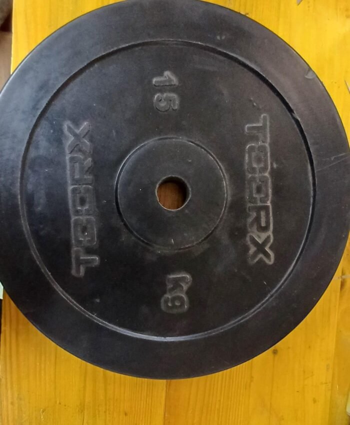 Toorx Disco ghisa gommato foro Ø25 mm. da 0,5 a 20 kg Seconda Mano - immagine 3